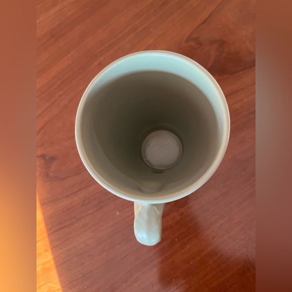 Pfaltzgraff  Winterwood, Large Stein/Latte Mug in Sage Green 5 3/8” Tall - Picture 5 of 9